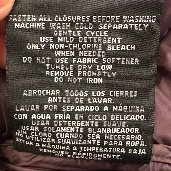 32 Degrees Heat Womens Mid Length Puffer Jacket Size M Purple Hooded Pockets Zip - Picture 8 of 11